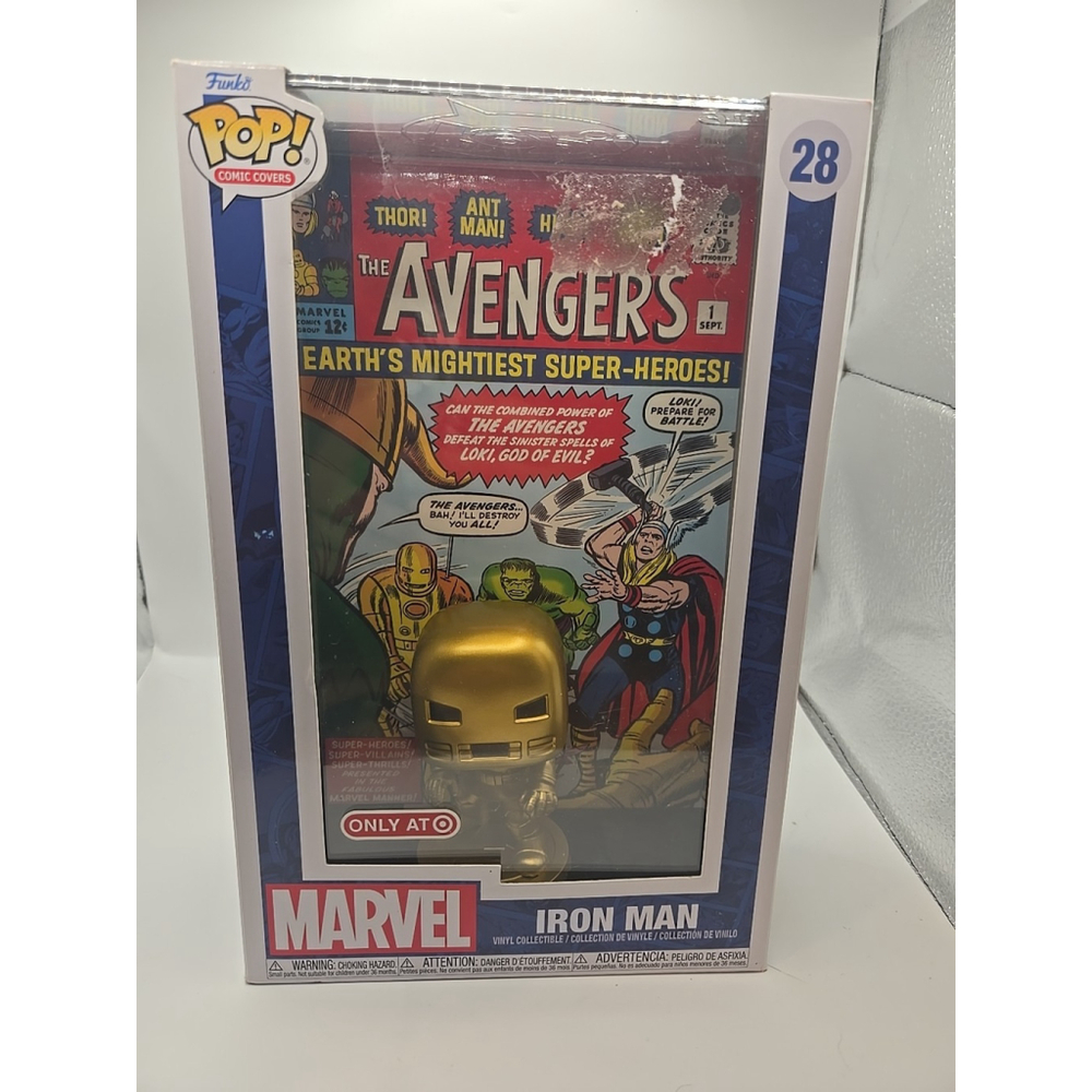 Funko Pop! Comic Book Cover with Case: Marvel - Iron Man - Target (Exclusive)...